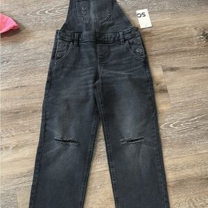SO Charcoal Denim Overalls